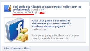 designer statut specifique facebook